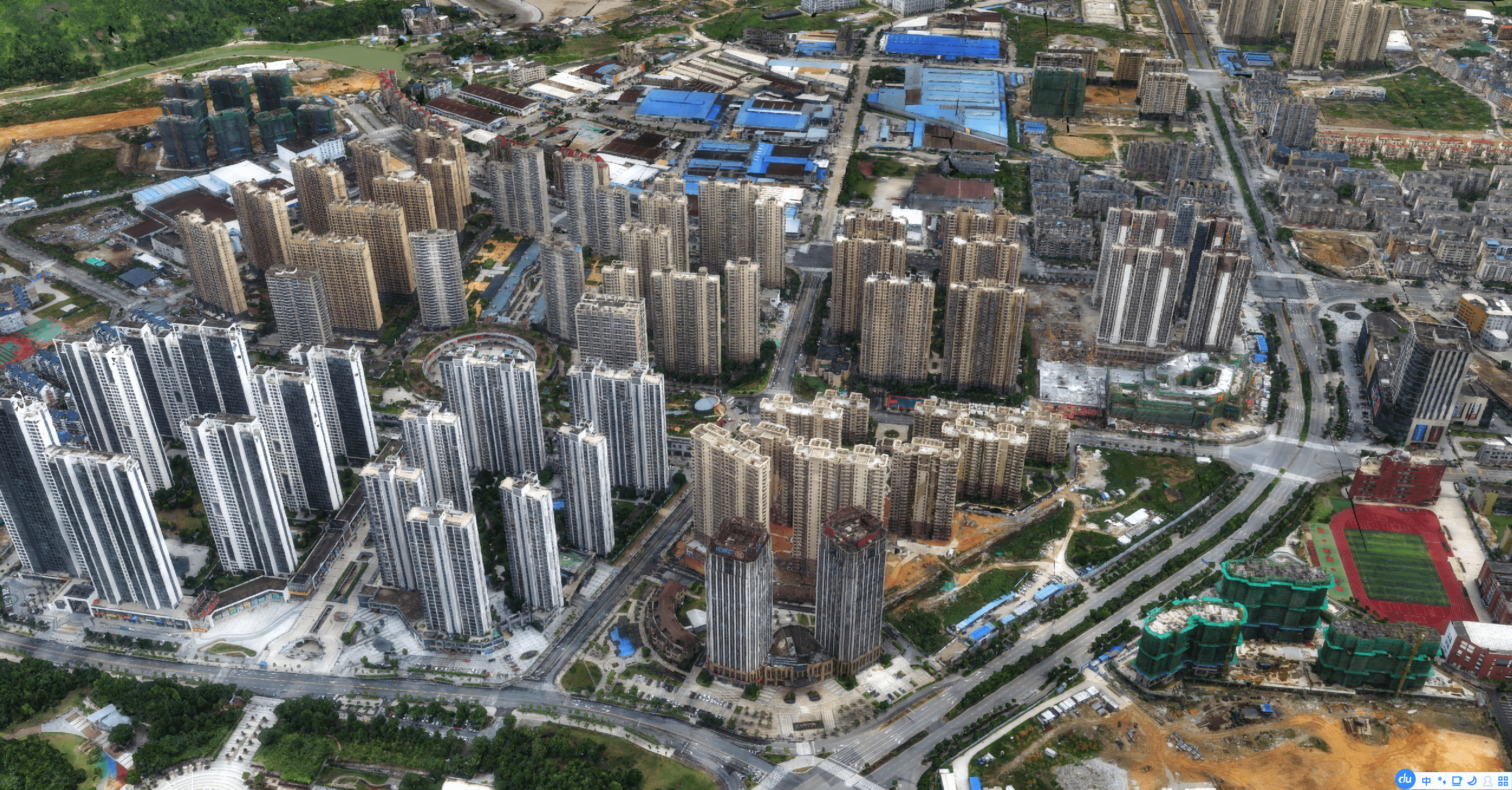 内蒙古西安无人机倾斜摄影